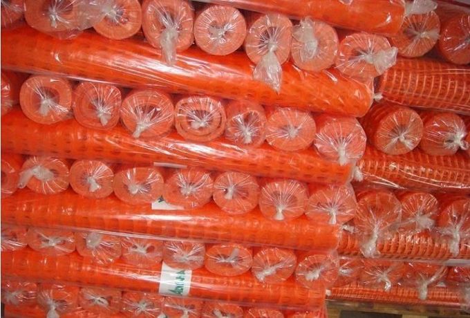 Oranje Plastic Hoge de Veiligheidsomheining van de Wegbarrière - Opgericht dichtheidspolyethyleen