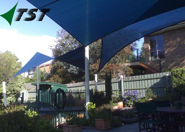 Polyester Fabric Shade Structures Triangle Shade Sail UV Top ISO 9001 Listed